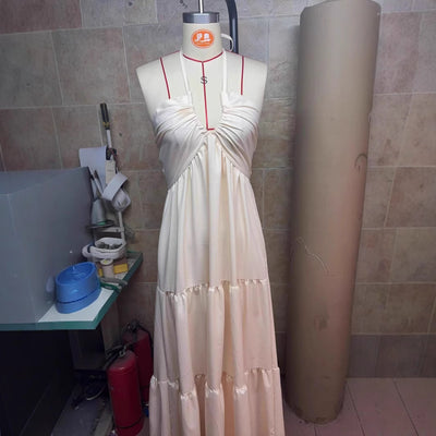 Backless Halter Dress